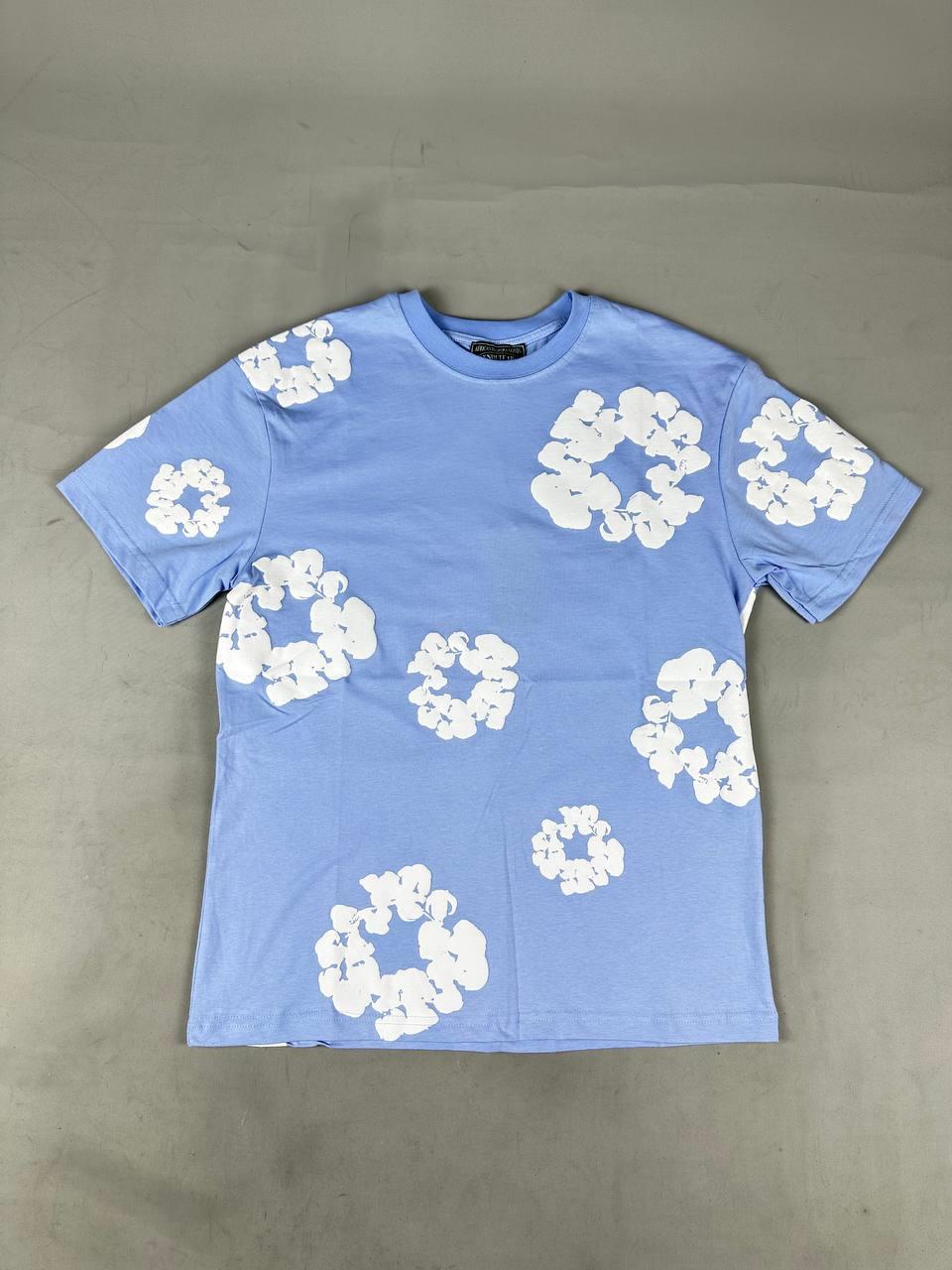Elagance Denim Tears Mavi Tişört HqTakımlarEla921