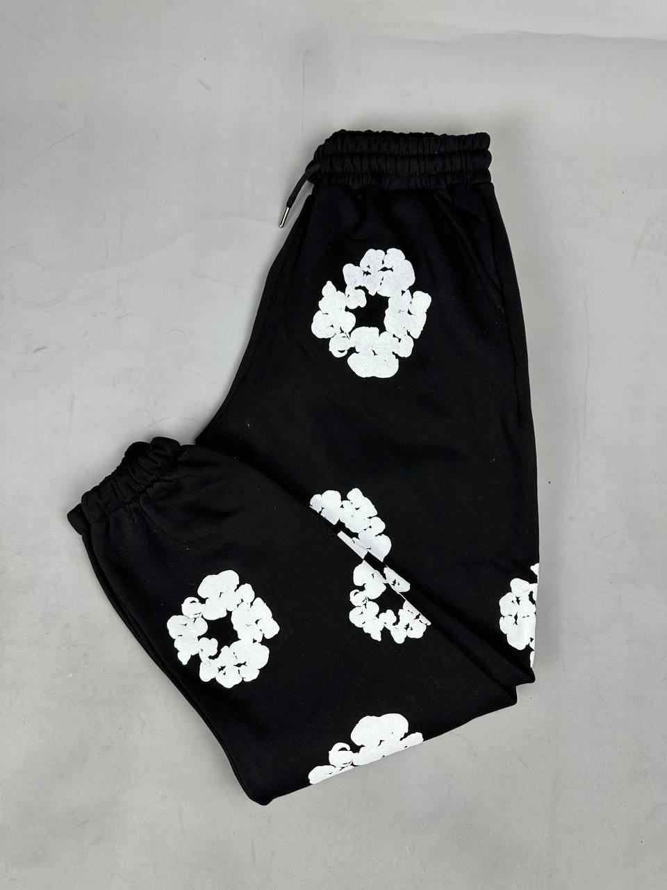 Elagance Denim Tears Siyah Eşofman HqTakımlarEla938