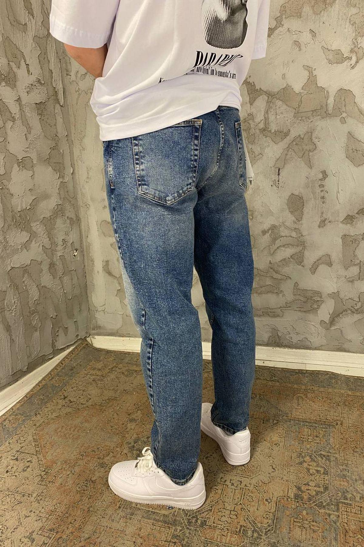 Elagance Dizi Taşlamalı Reguler JeansPantolonEla427