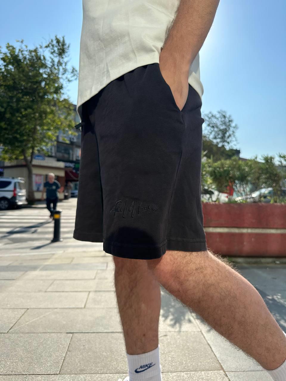 Elagance Eskitme Siyah ŞortŞortela454