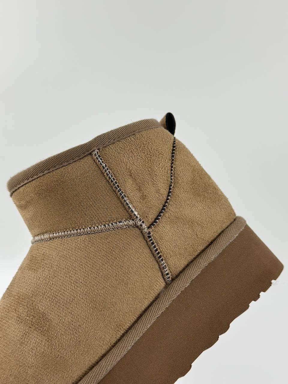 Elagance Krem Süet Kadın Bot İçi Tüylü❤️‍🔥Yeni Gelenler❤️‍🔥ela964