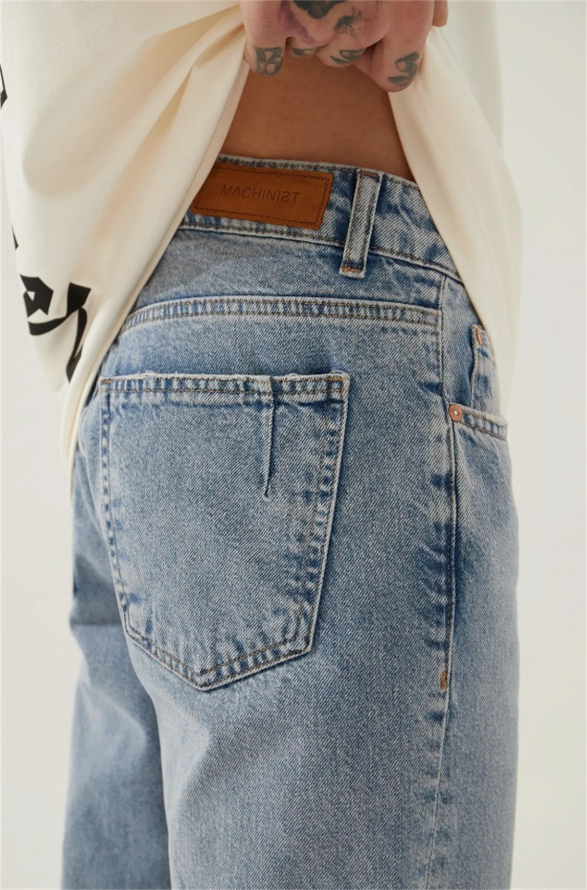 Elagance Loose Fit Yıkamalı Jean Super Sonic PantolonPantolonEla414