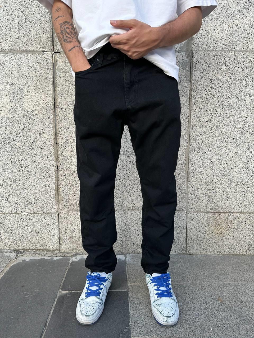 Elagance Siyah Regular 6395 PantolonBaggy JeansEla454