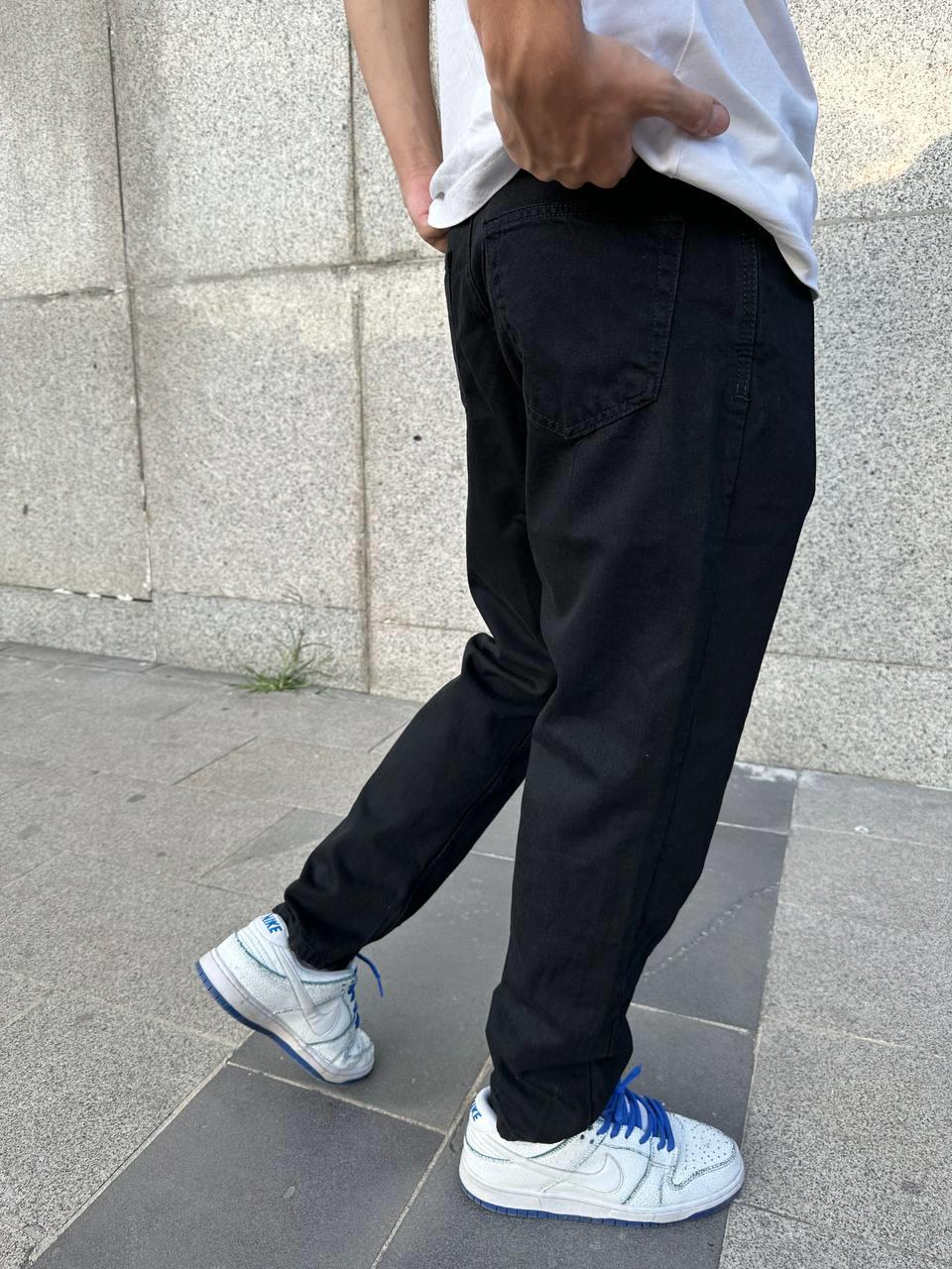 Elagance Siyah Regular 6395 PantolonBaggy JeansEla454