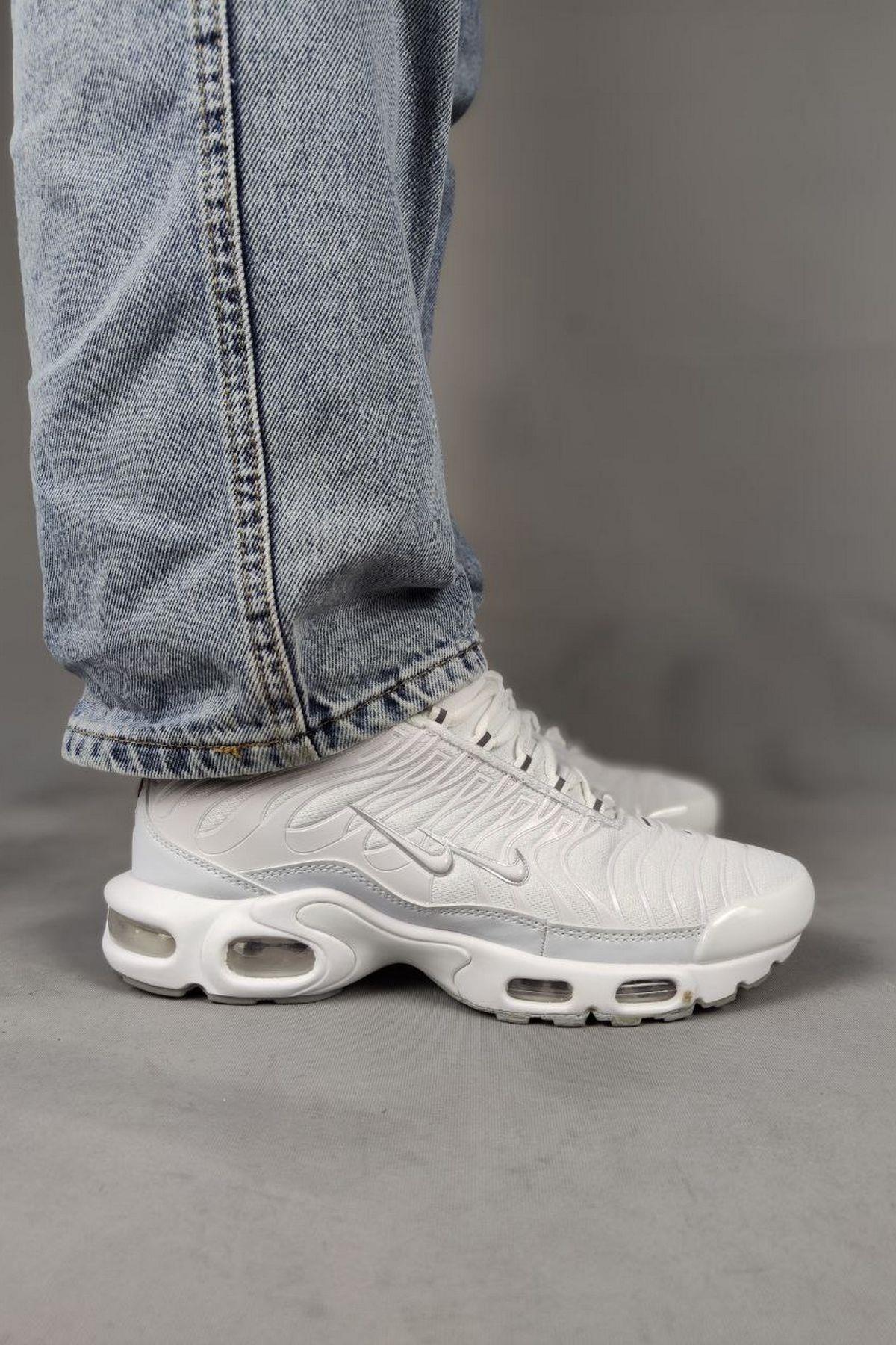 Elagance  Tn Double Swoosh Full WhiteErkek ela299