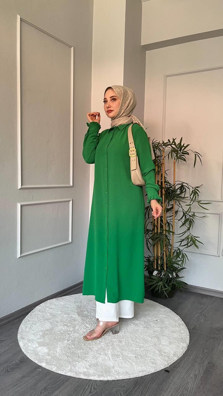 Modabef Ayrobin Kumaş Kap - YEŞİL