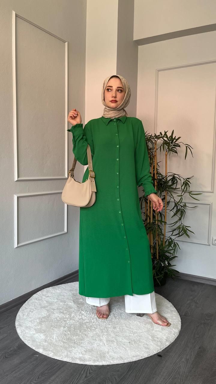 Modabef Ayrobin Kumaş Kap - YEŞİL