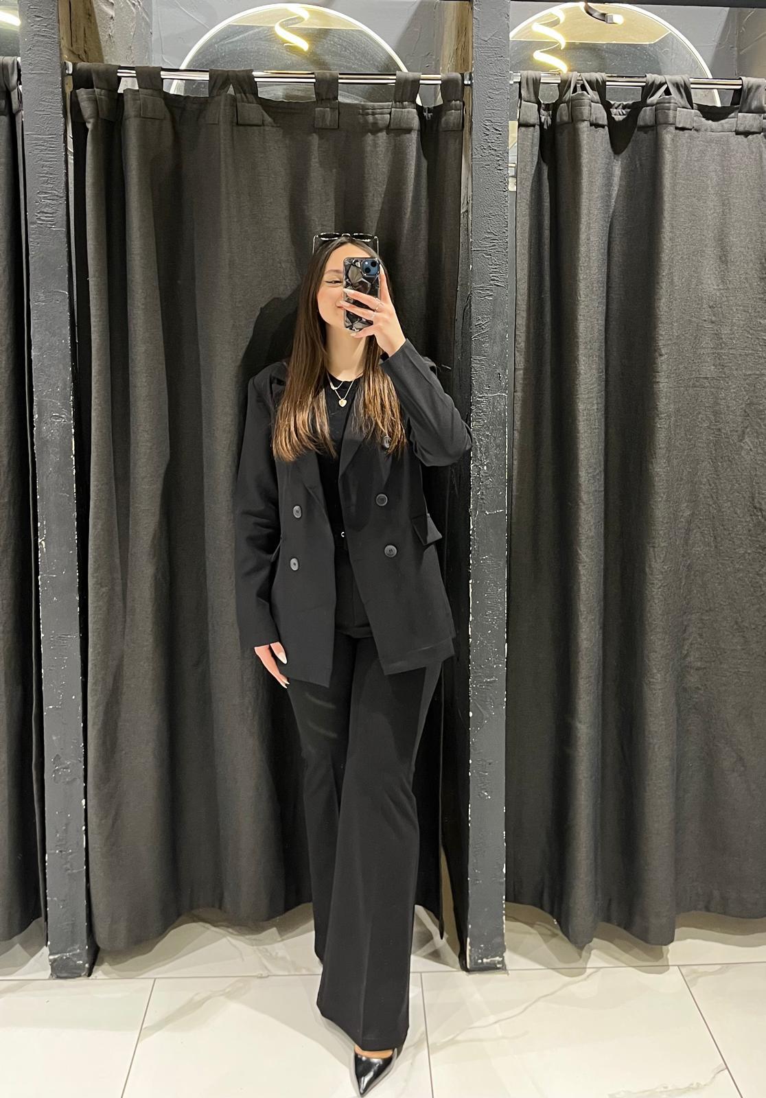 Modabef İspanyol Pantolon Siyah