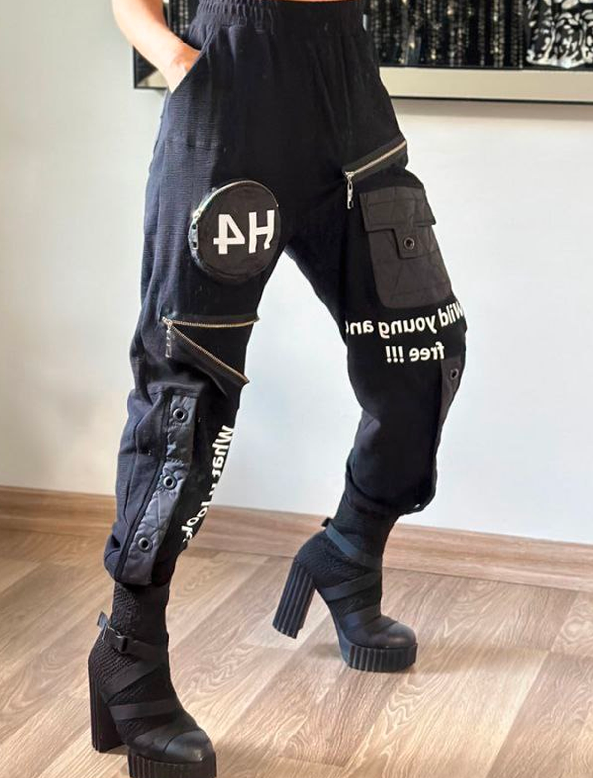Bomber Siyah H4 Pantolon