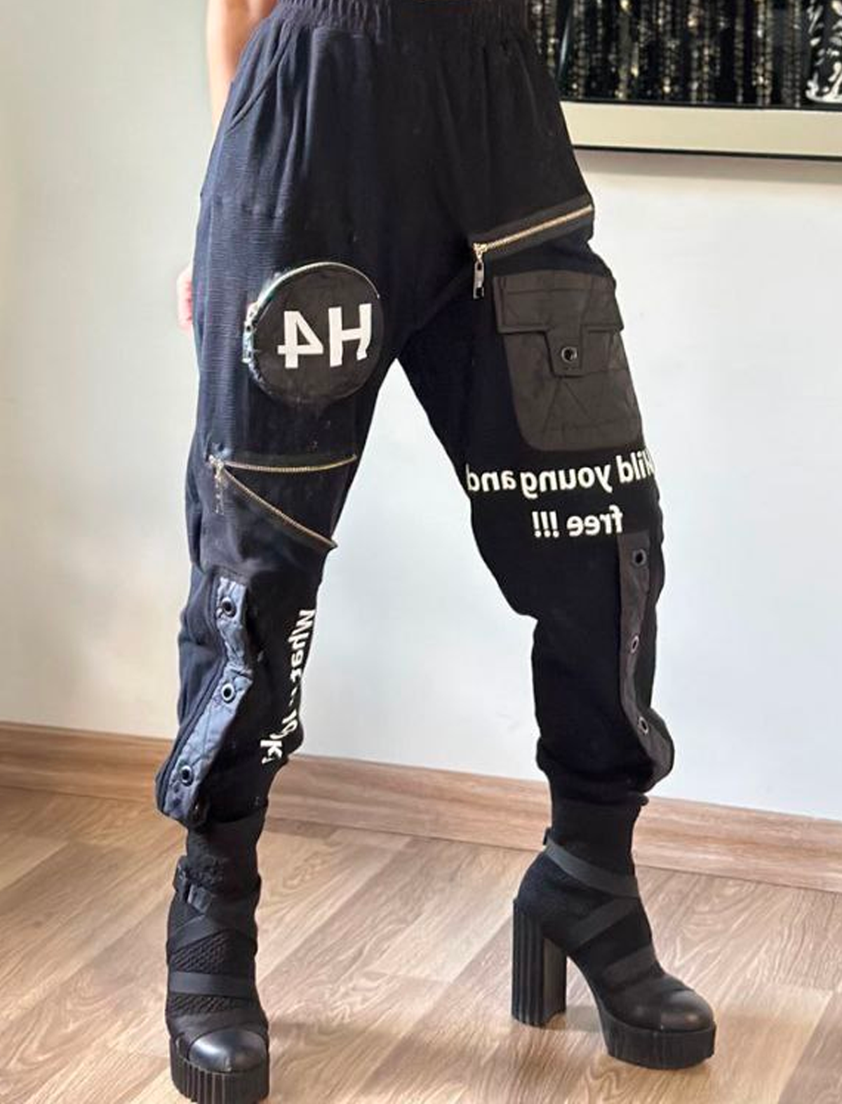 Bomber Siyah H4 Pantolon