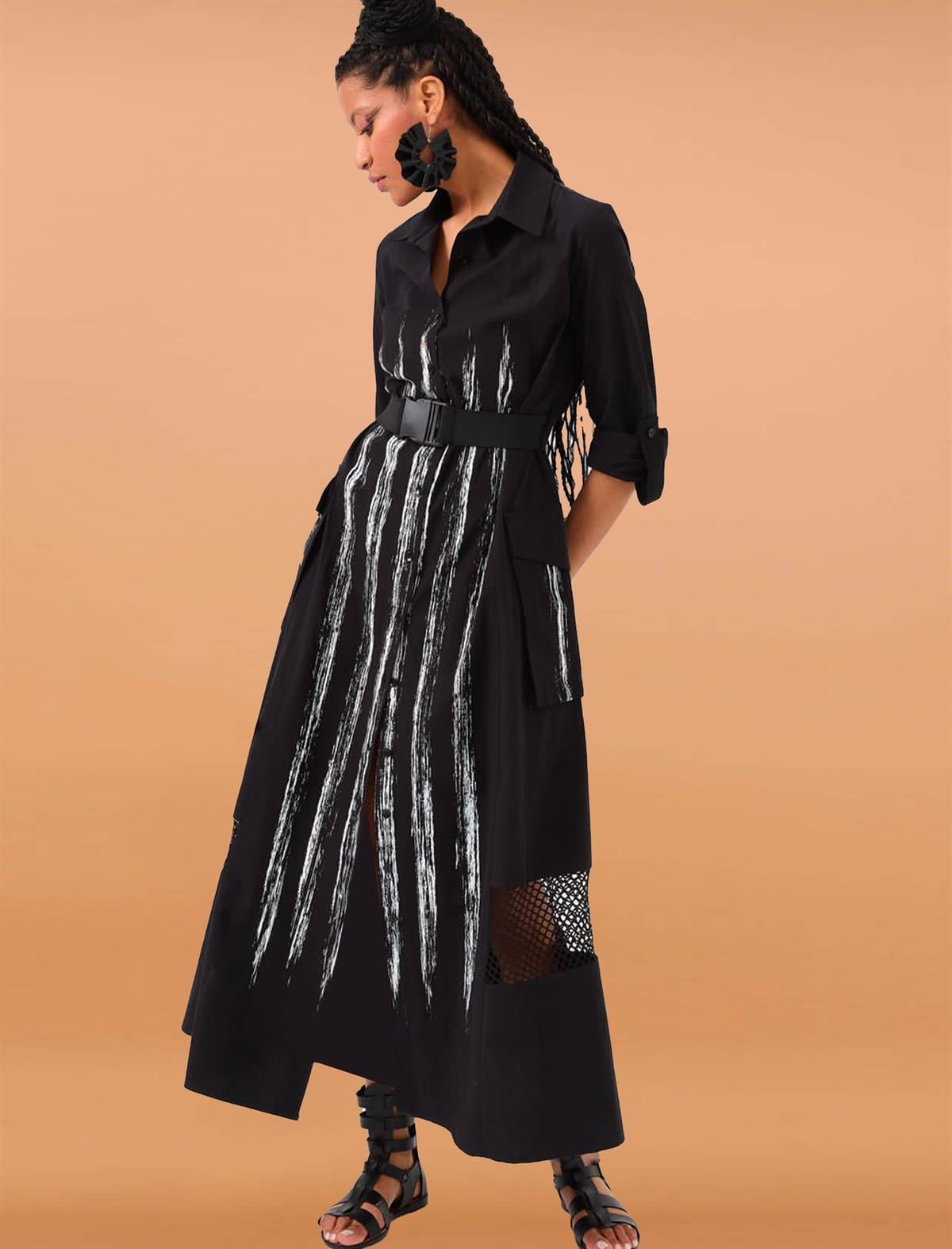 Siyah Donna Elbise