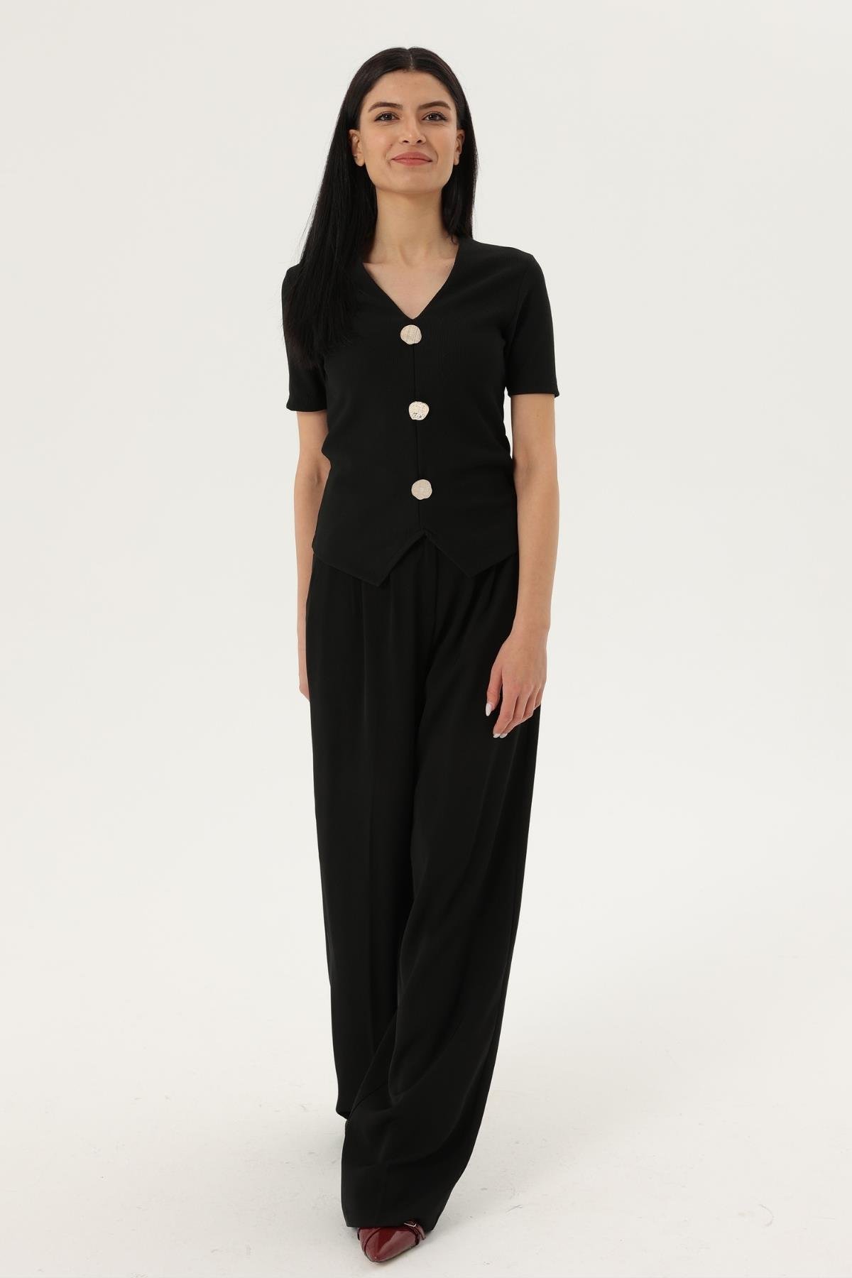 Z1993 51078 Pantolon - Siyah