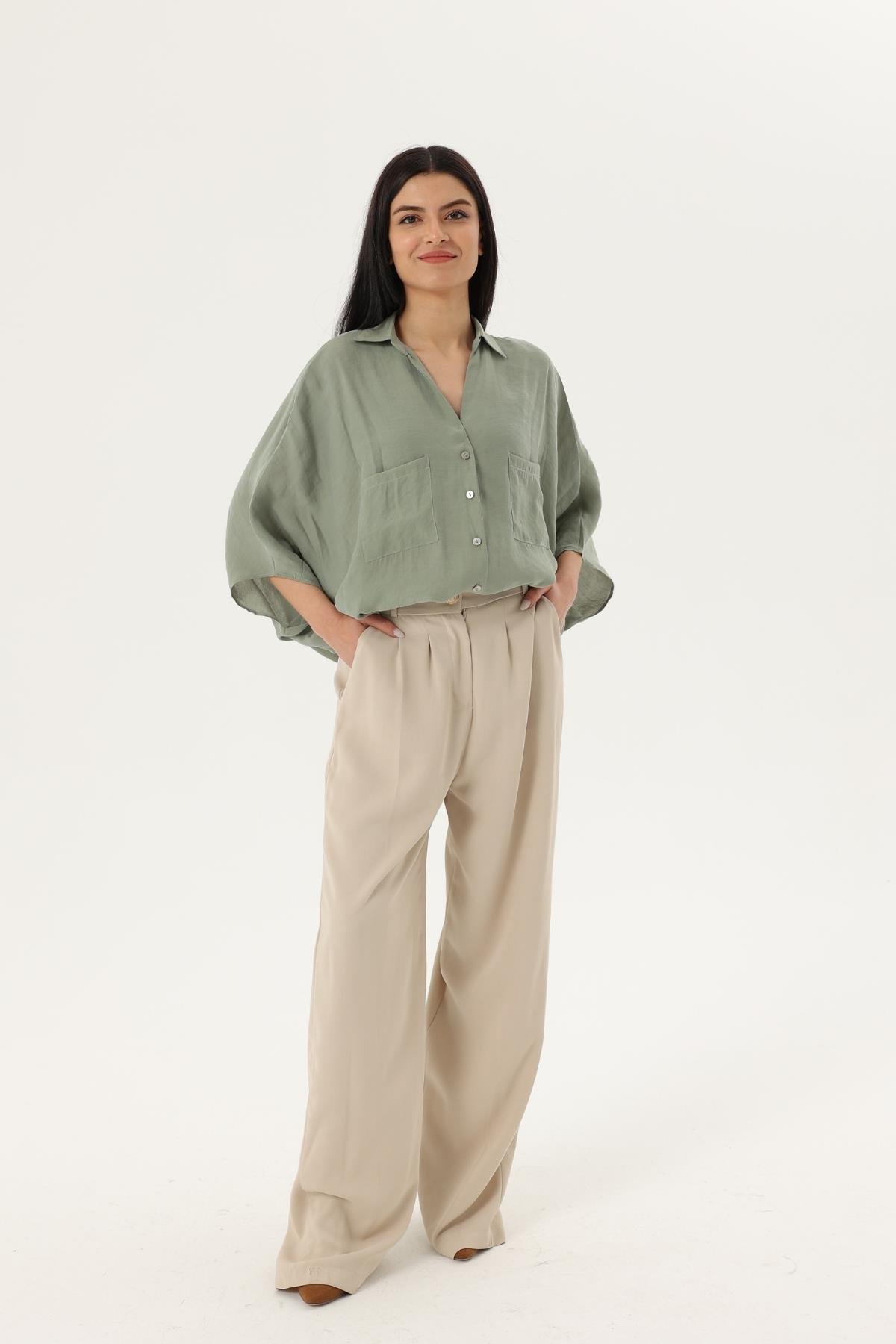 Z1993 51078 Pantolon - Taş