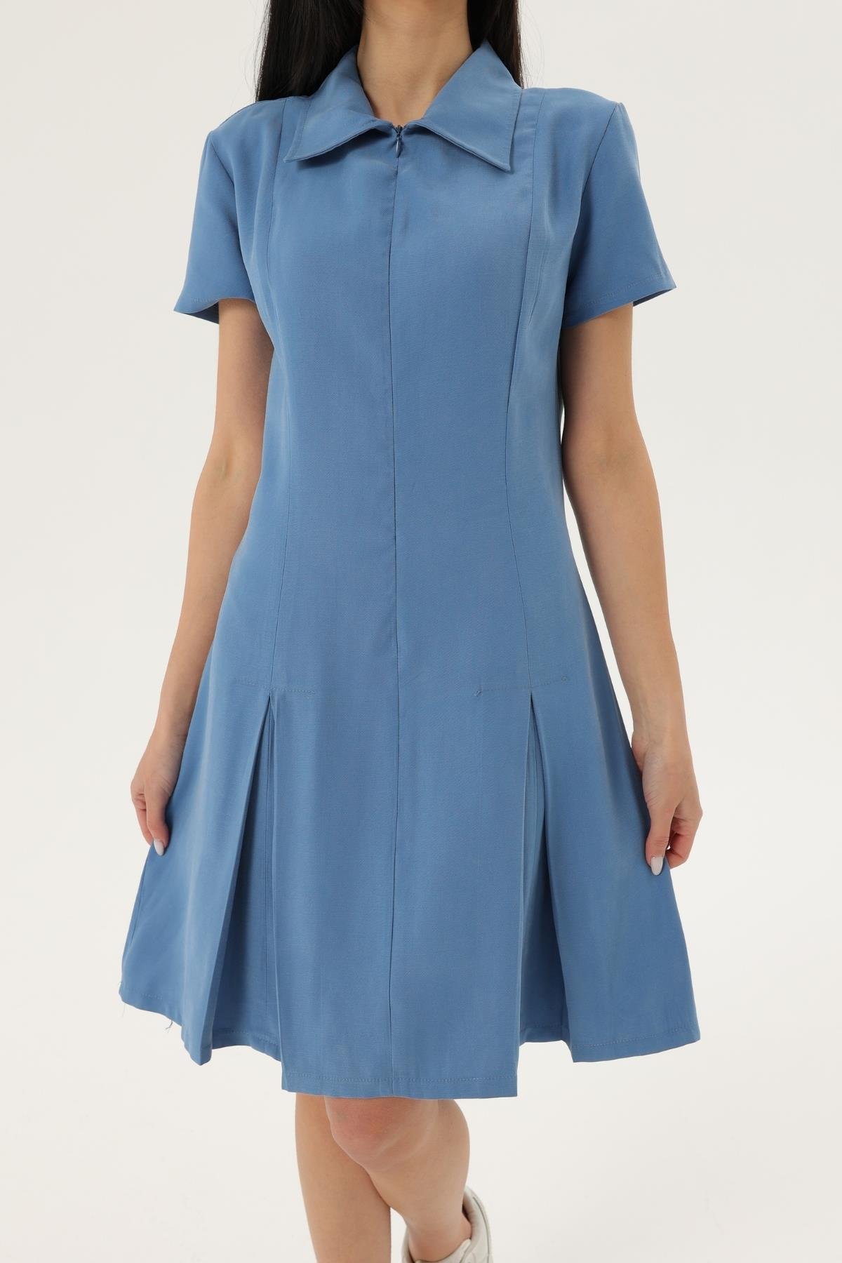 Z2013 8474 Elbise - İndigo