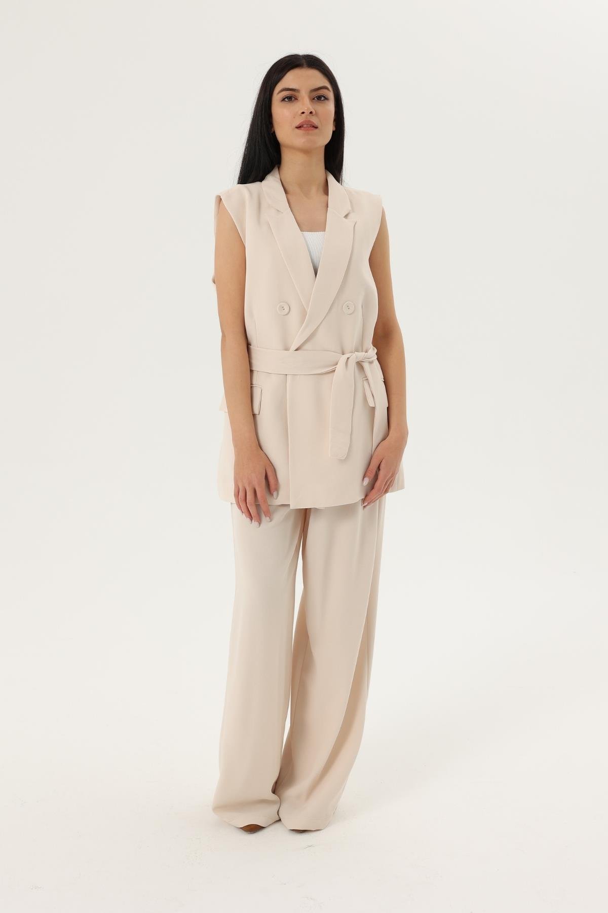 Z2020U 9413 Yelek - Taş