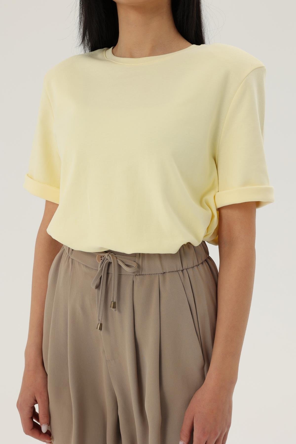 Z2044 10033 T-Shirt - Sarı