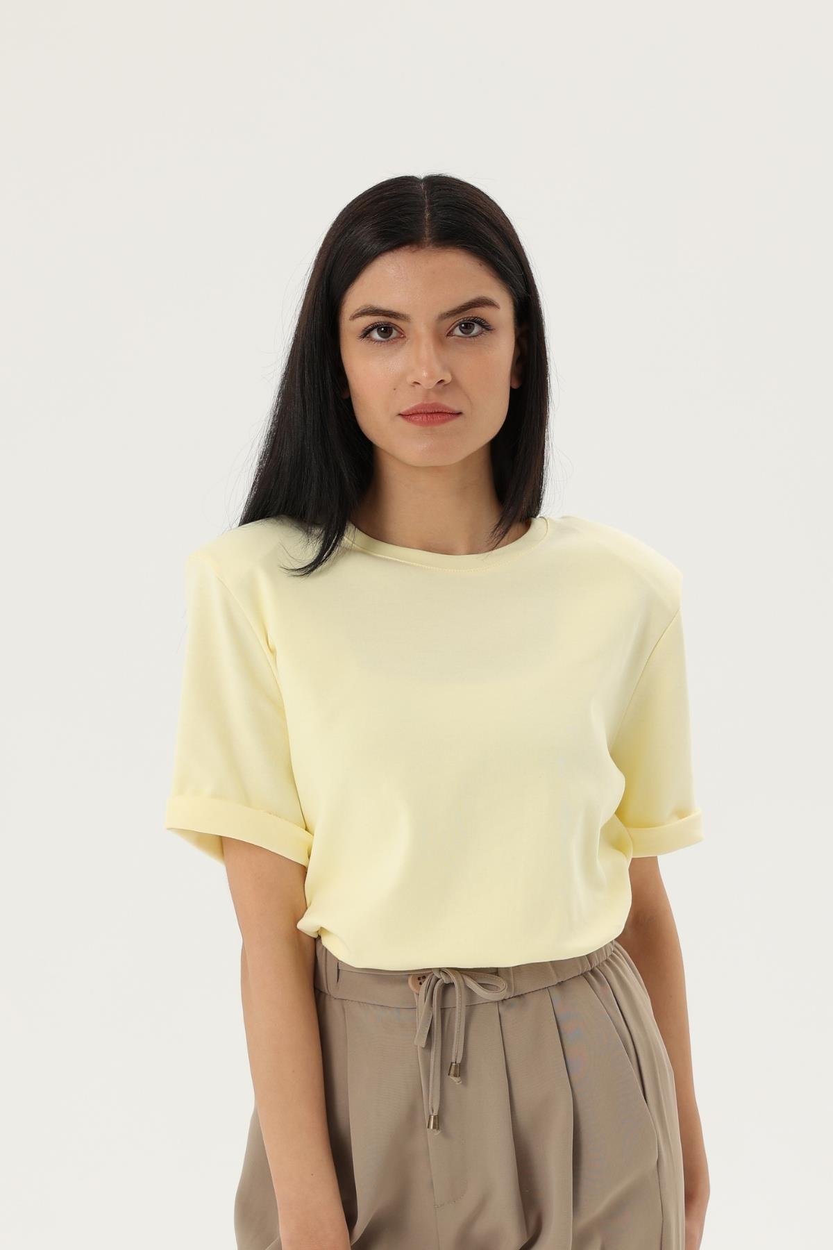 Z2044 10033 T-Shirt - Sarı