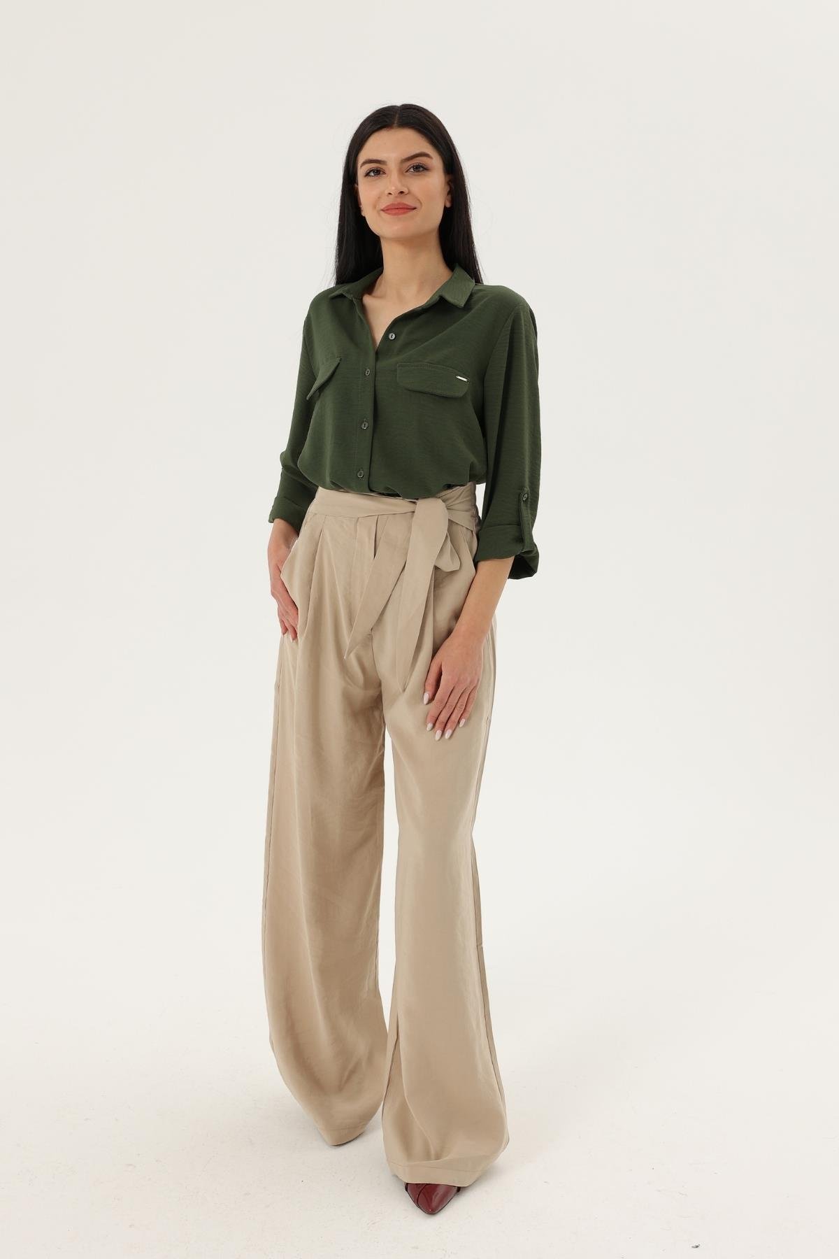 Z2057 2590 Pantolon - Bej