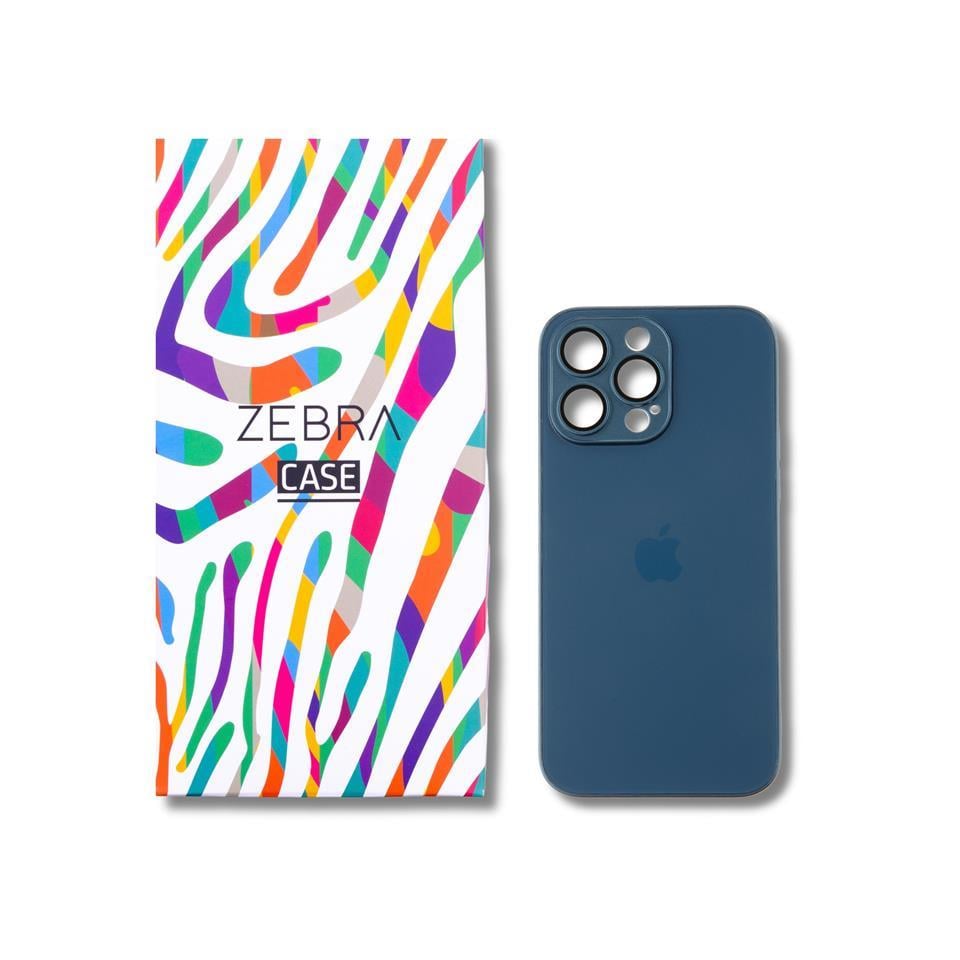 AG GLASS Navy Blue iPhone 14 Pro Max Kılıf