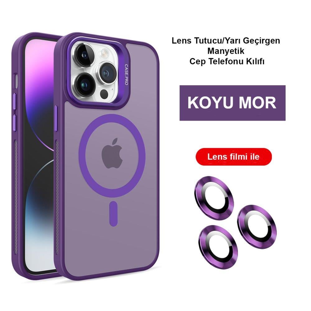 Case Pro Derin Mor iPhone 15 Pro Max
