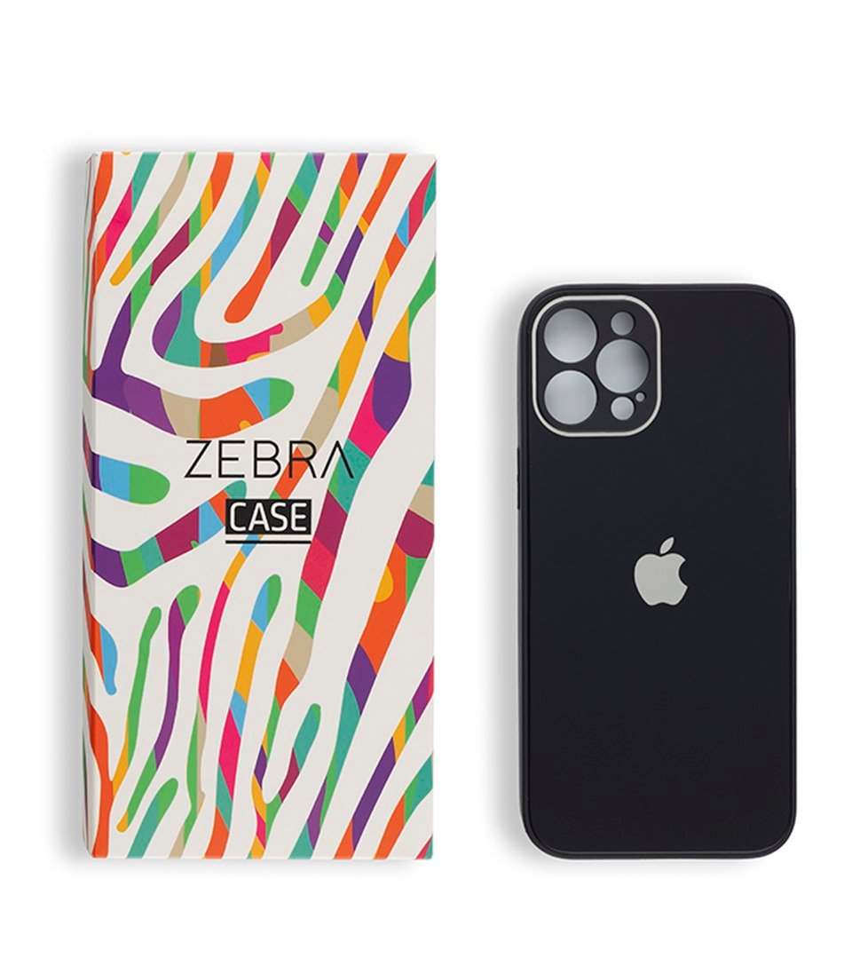 Iphone 11 Pro Max Siyah Glass Serisi Kılıf