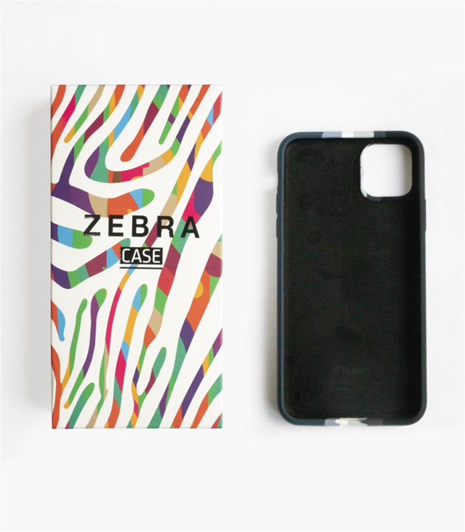 Iphone 11 Rainbow Black Lansman Kılıf