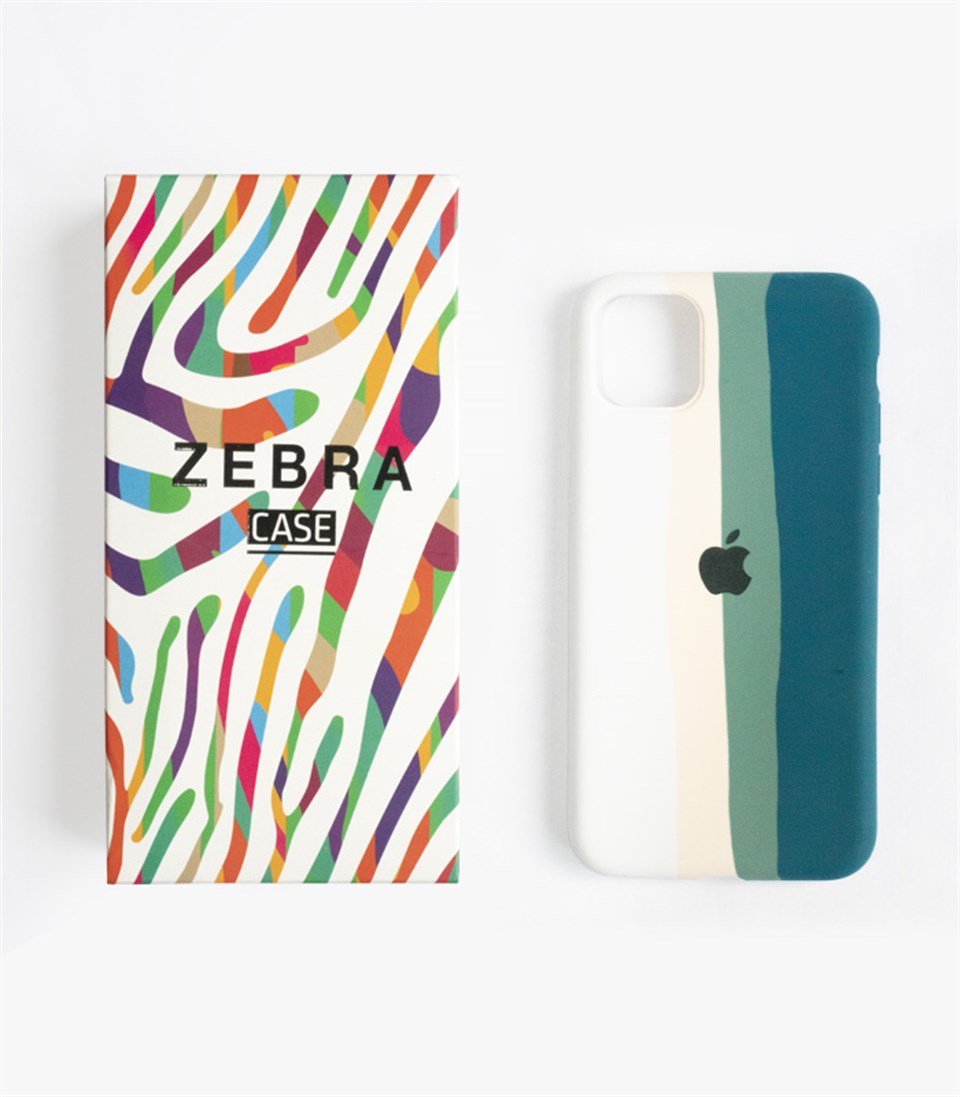 Iphone 11 Rainbow Blue Lansman Kılıf
