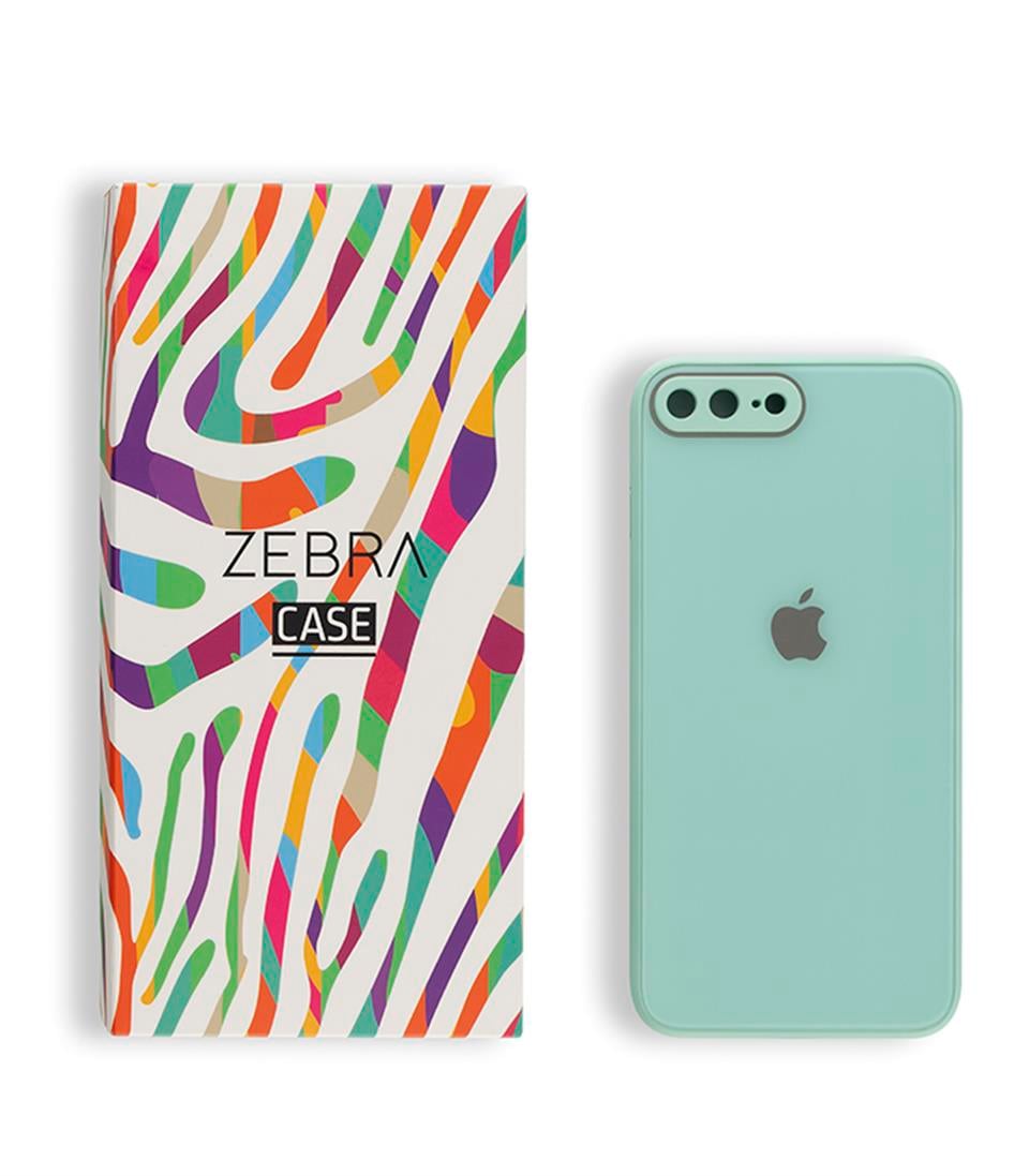 Iphone 7/8 Plus Water Blue Glass Serisi Kılıf