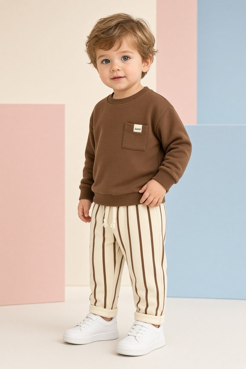 J Boys Sweatshirt - Pantolon Pinterest Takım - Kahverengi