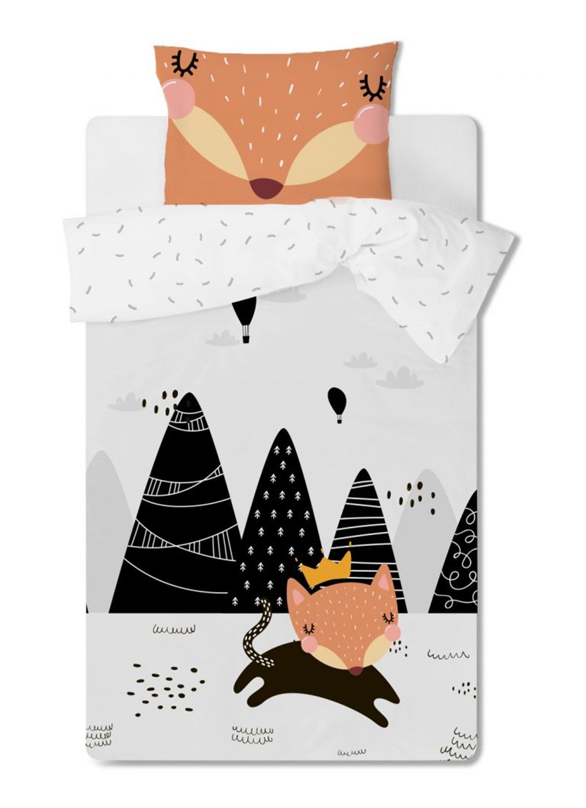  Black Balloon Tek Kişilik Nevresim Takımı