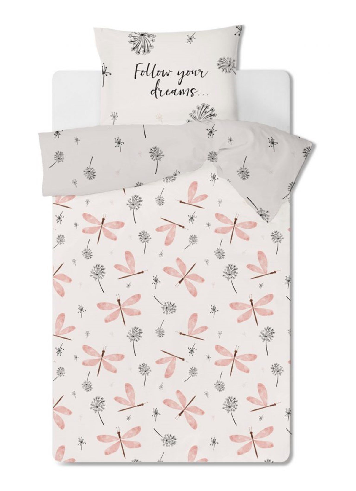  Butterfly Dream Tek Kişilik Nevresim Takımı