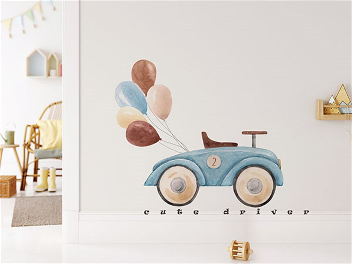  Cute Car Sticker Duvar Etiketi