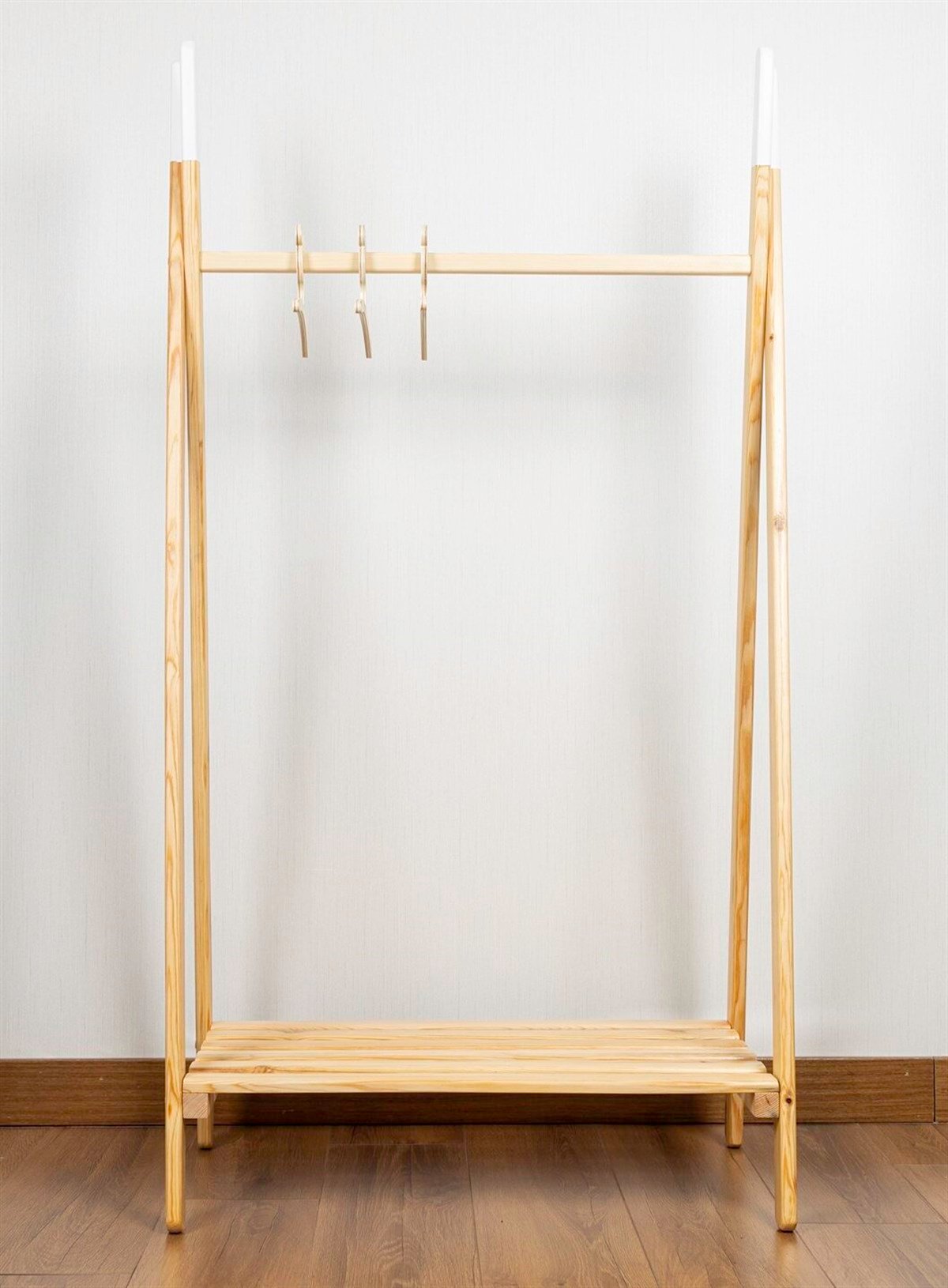  Happy Kids Ahşap Askılık