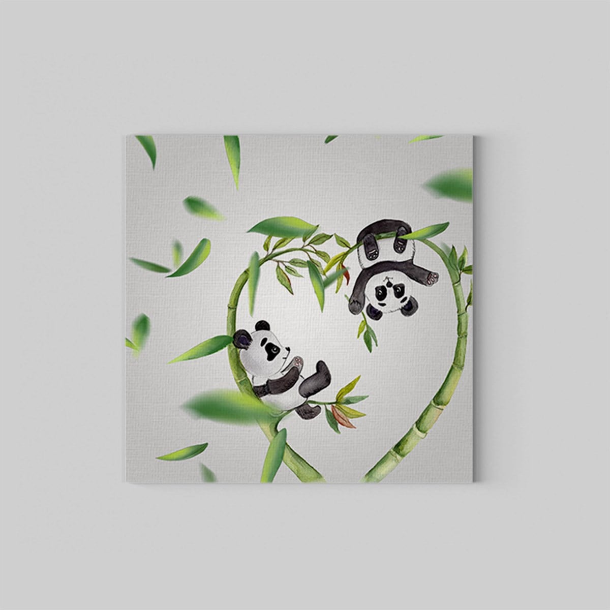 Bambu Leaf Kanvas Tablo