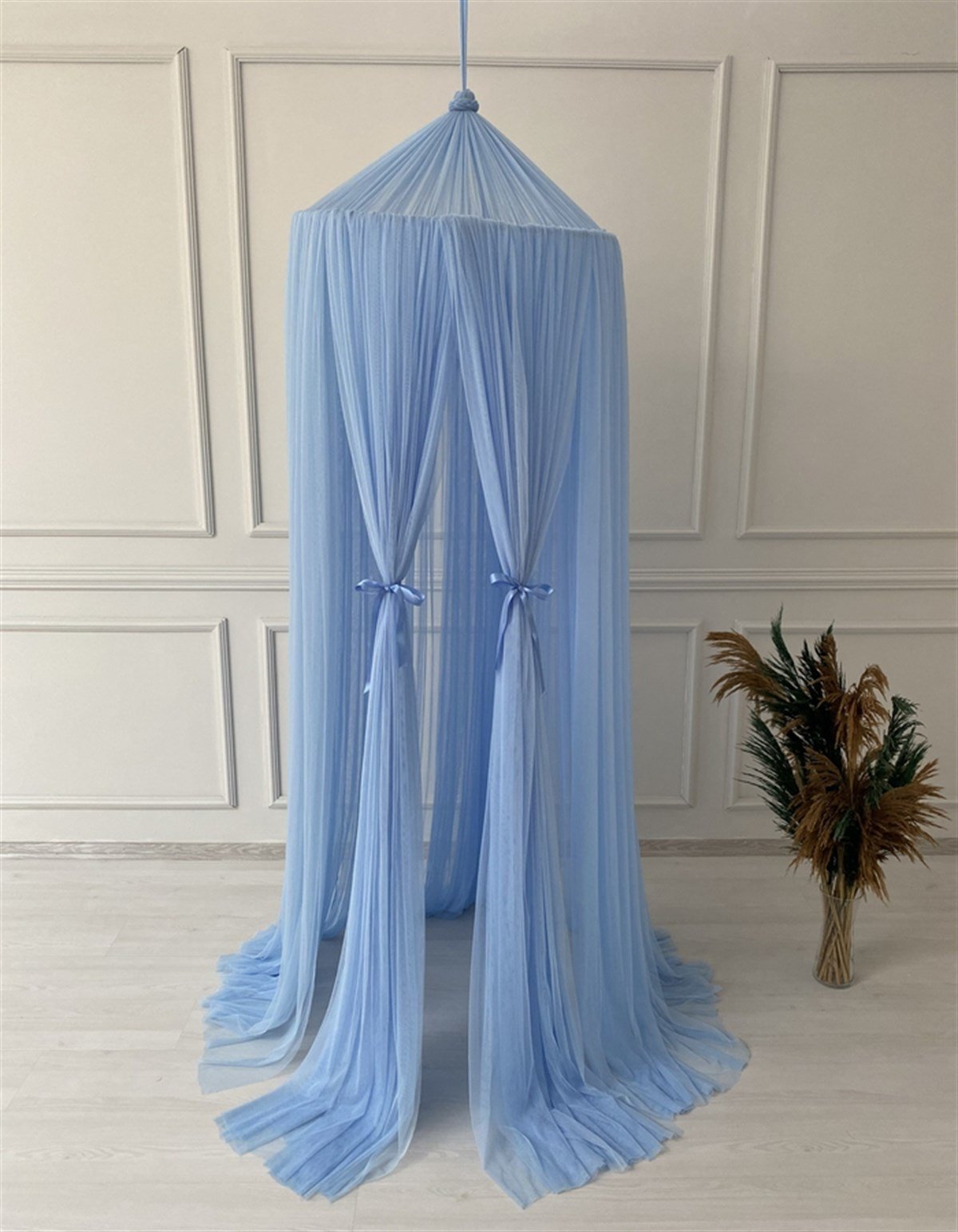 Bebe Mavisi Renk 25 Metre Tül Cibinlik