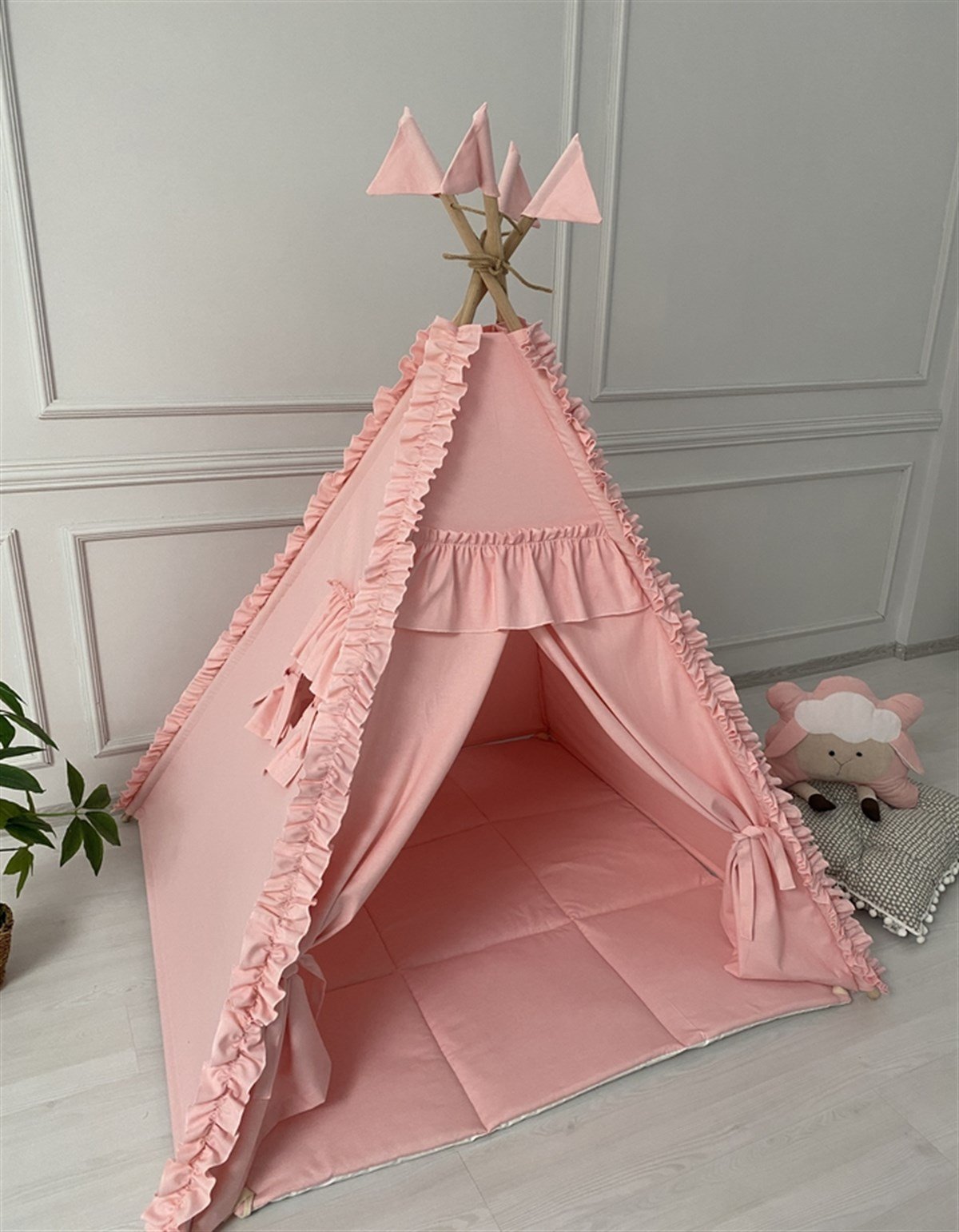 Pembe Fırfırlı Oyun Çadırı