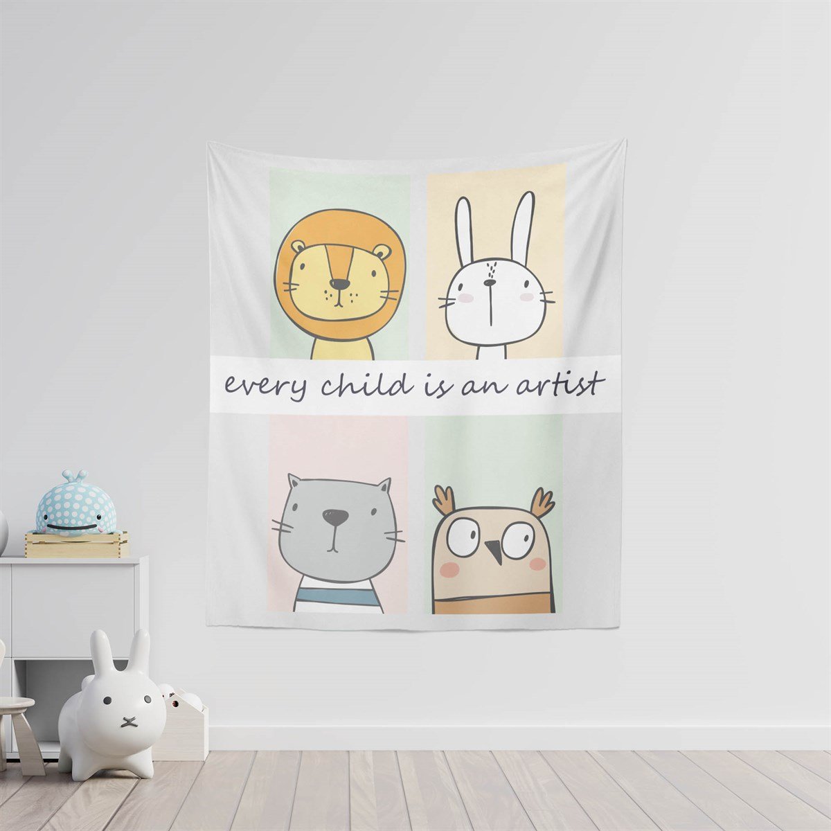 Soft Animals Duvar Örtüsü