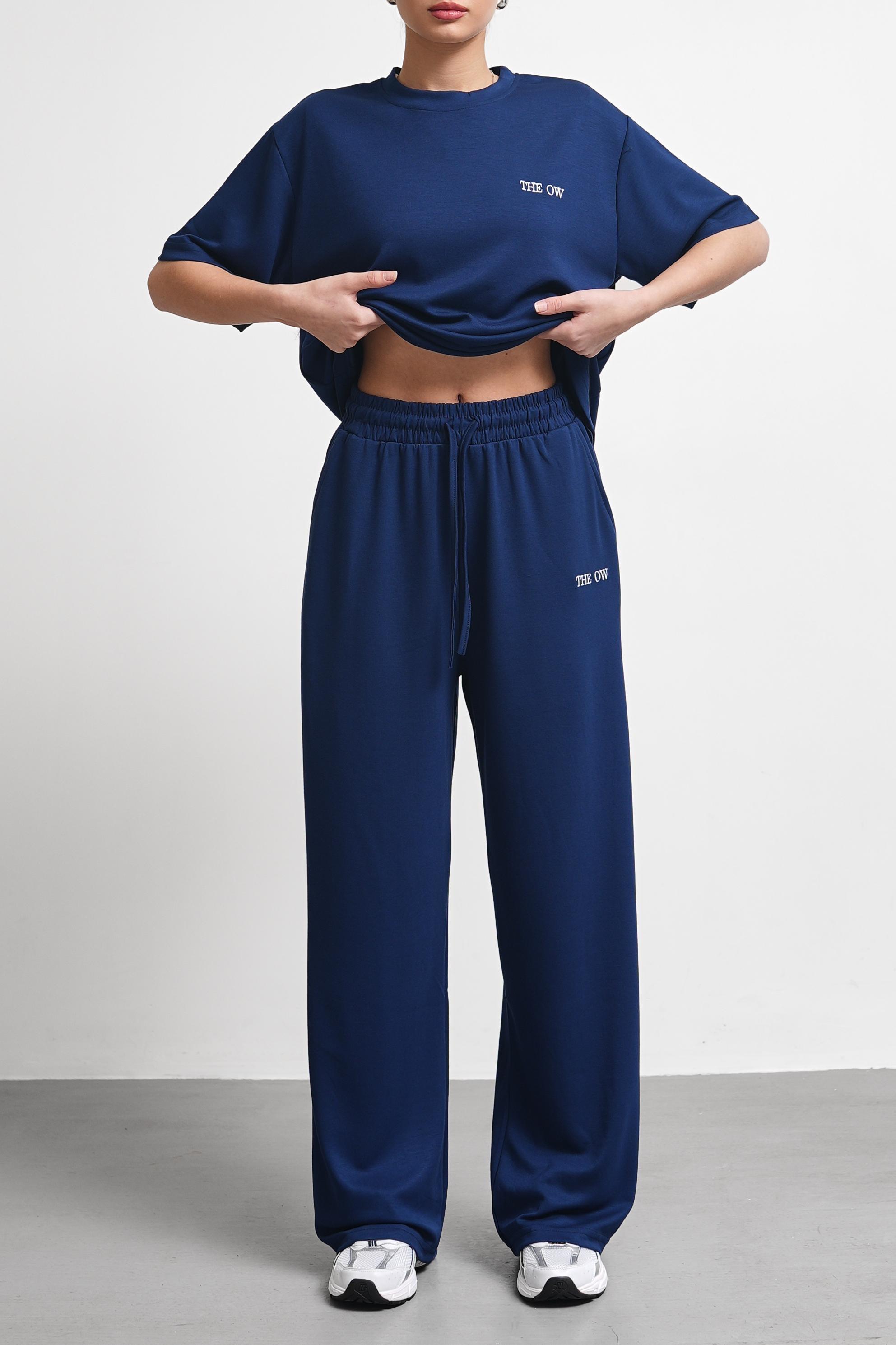 Evoke Bisiklet Yaka Modal Lacivert Takım