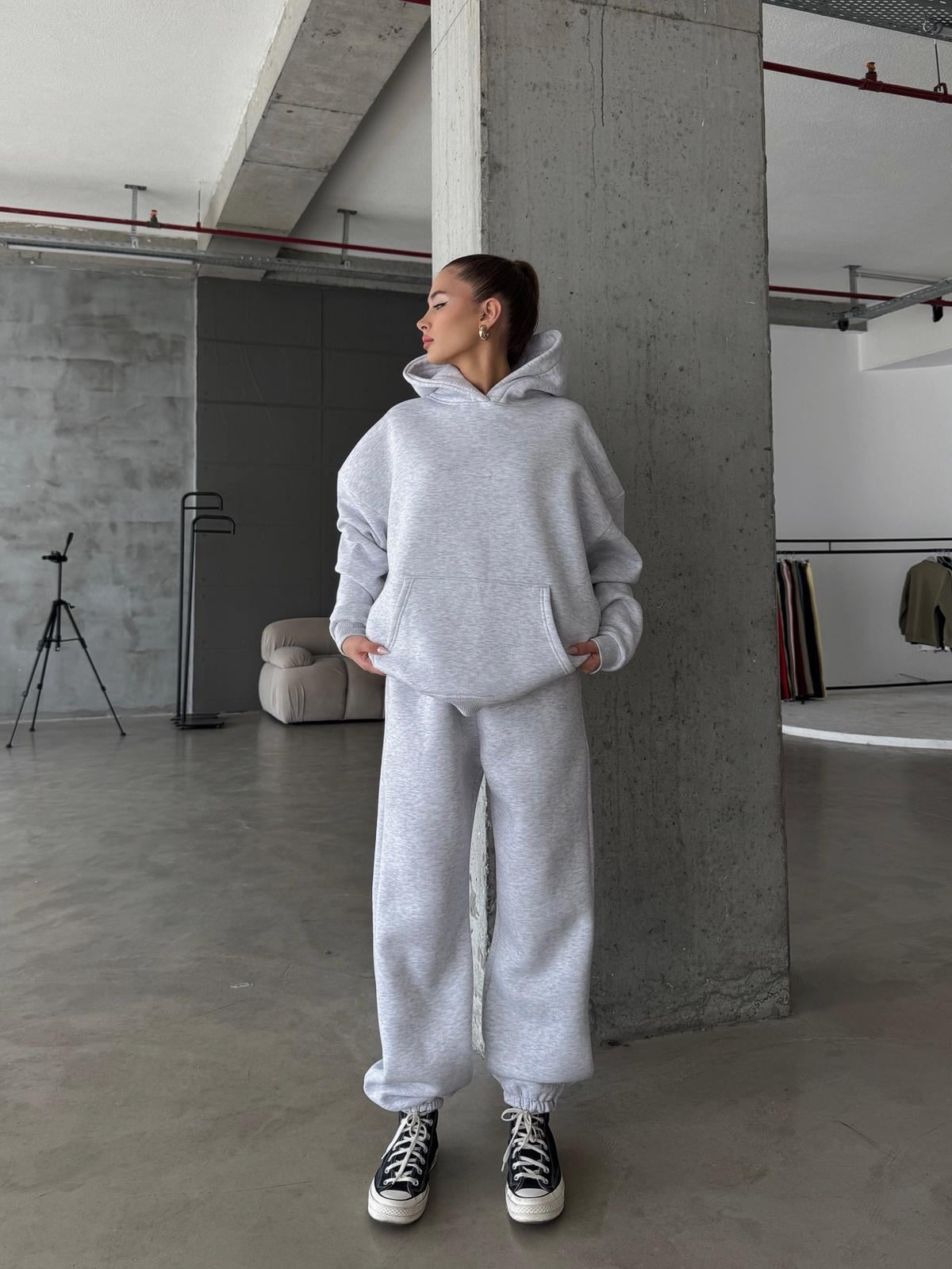 OW Karmelanj Oversize Yüksek Bel Jogger