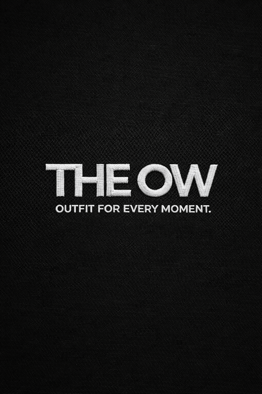 The Ow Kısa Kollu Basic Siyah Crop