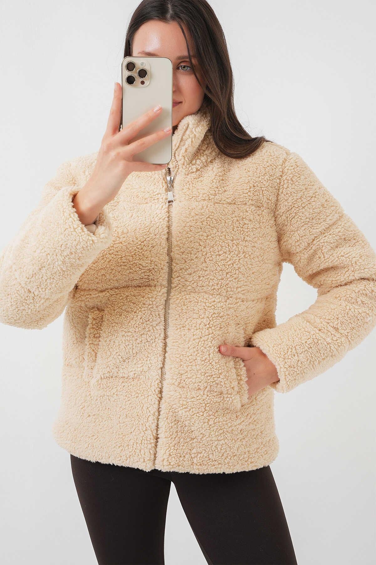 ASTARLI PELUŞ MONT-5178 - BEJ