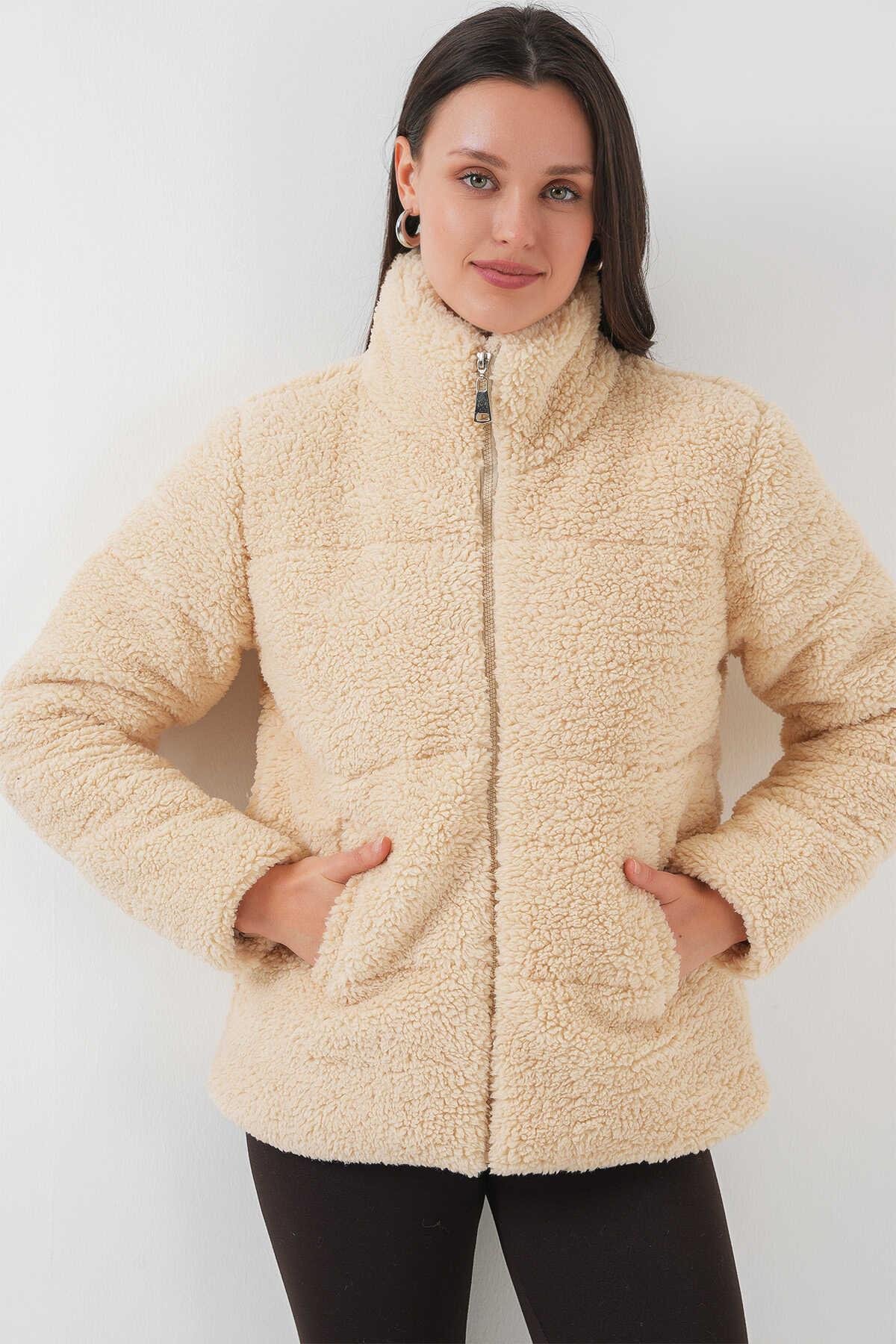 ASTARLI PELUŞ MONT-5178 - BEJ