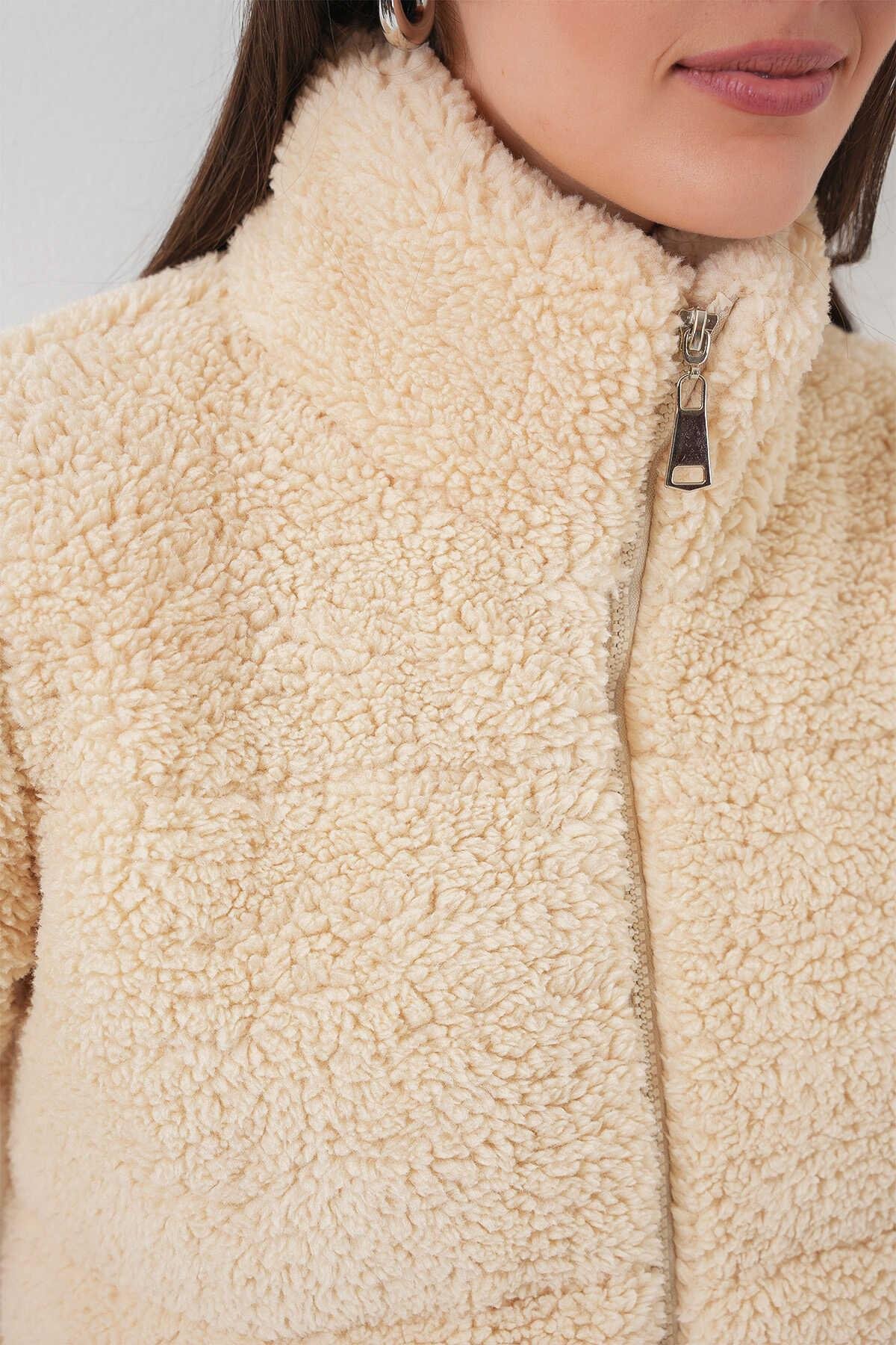 ASTARLI PELUŞ MONT-5178 - BEJ