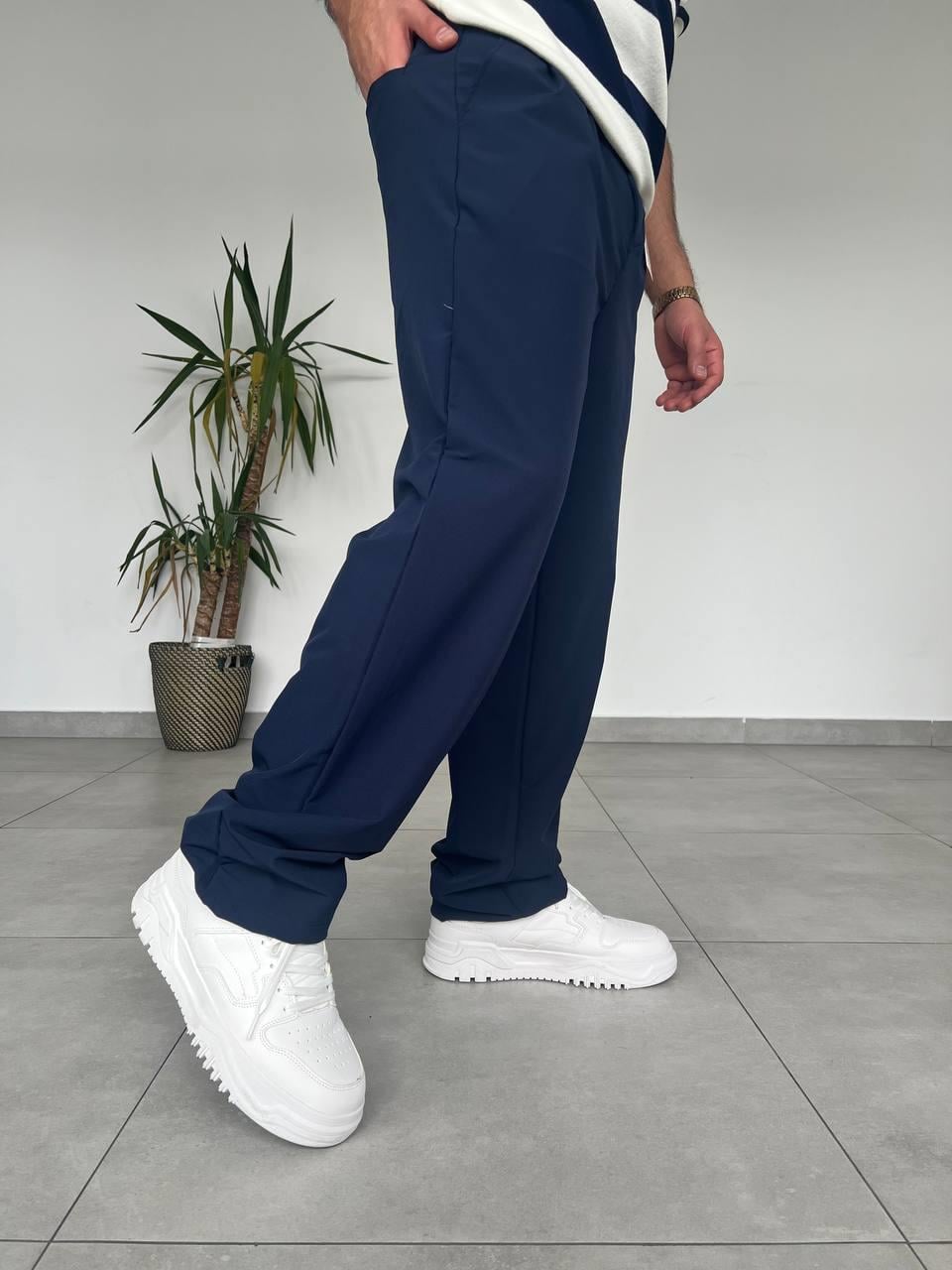 BAGGY PARAŞÜT PANTOLON-4031 - LACİVERT