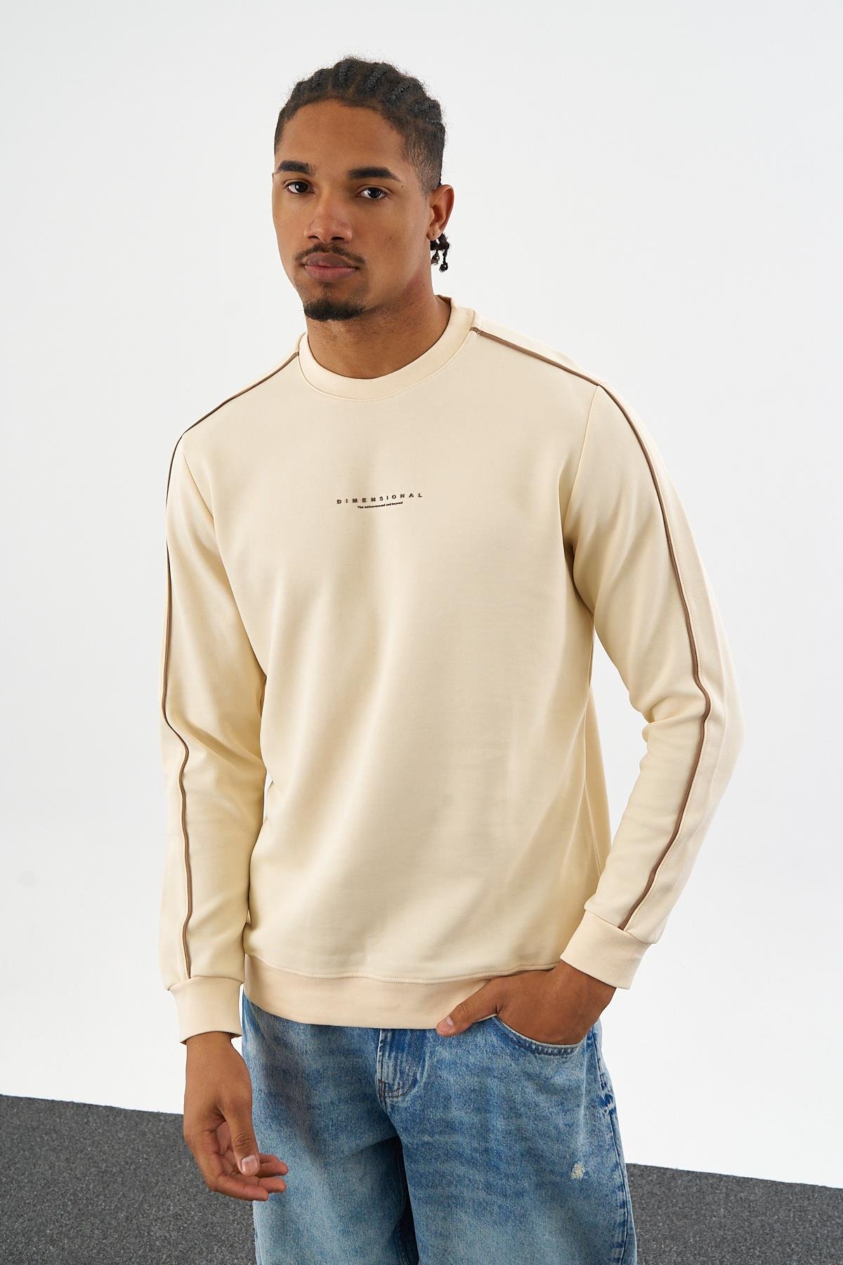 DF ARABİYELİ SWEAT-2012 - BEJ