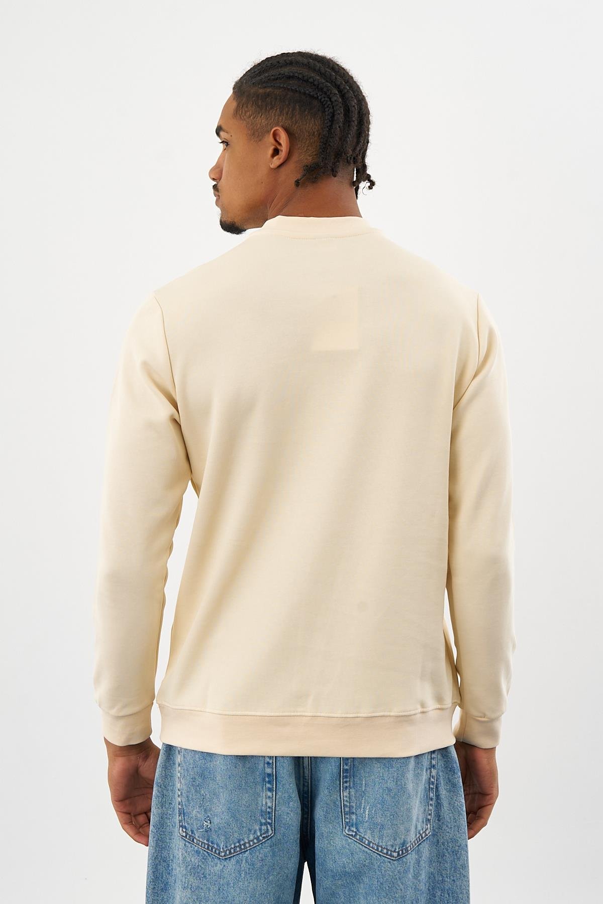 DF ARABİYELİ SWEAT-2012 - BEJ