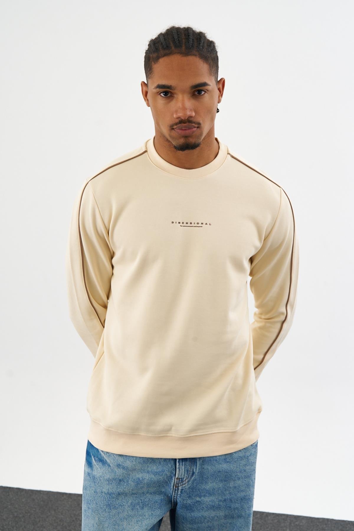 DF ARABİYELİ SWEAT-2012 - BEJ
