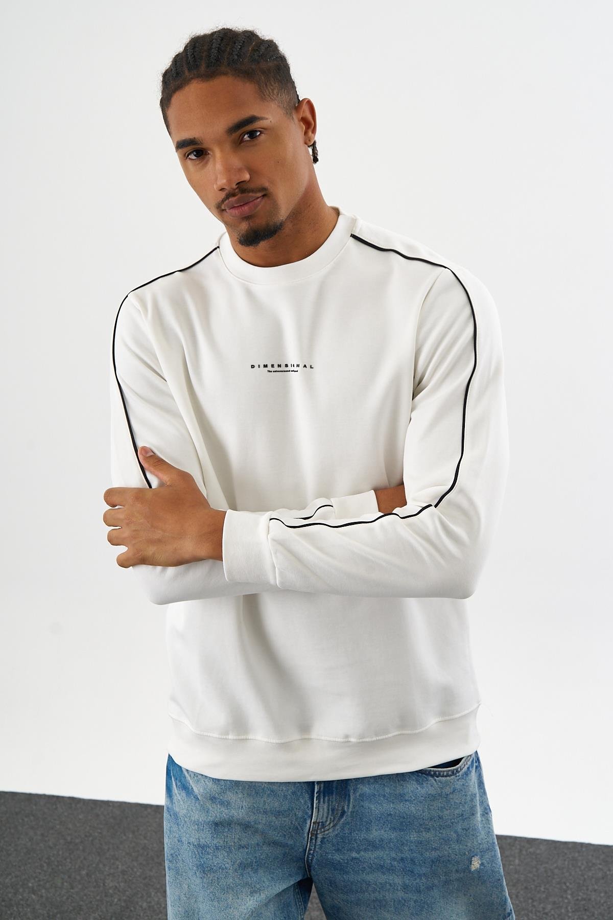 DF ARABİYELİ SWEAT-2012 - BEYAZ
