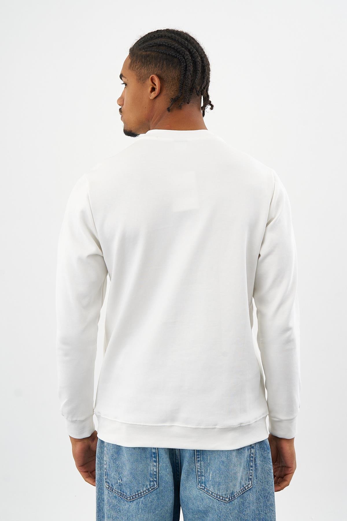 DF ARABİYELİ SWEAT-2012 - BEYAZ