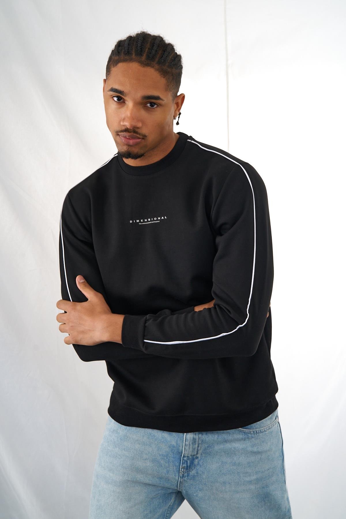 DF ARABİYELİ SWEAT-2012 - SİYAH